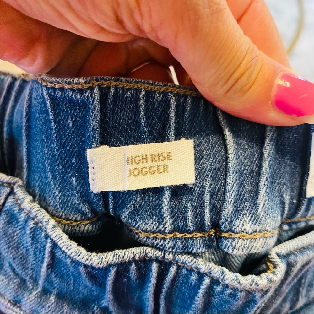 Ann Taylor Loft High Rise Jogger Jeans Small - Picture 6 of 8